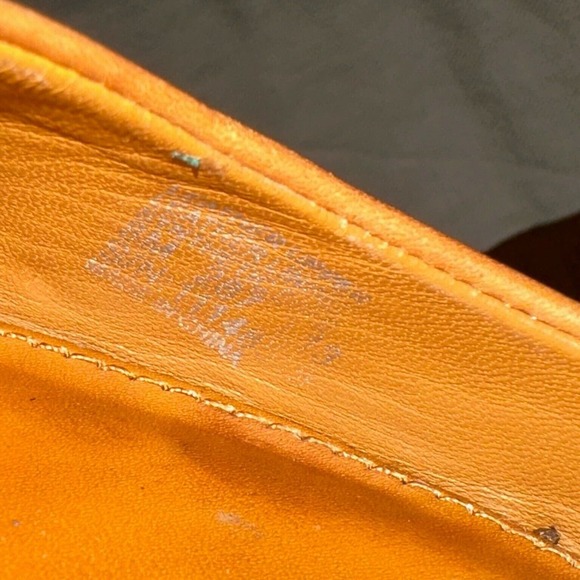 TORY BURCH Tiffy Two Tone Leather Wedge Pumps Cap Toe in Tan White - Picture 13 of 14